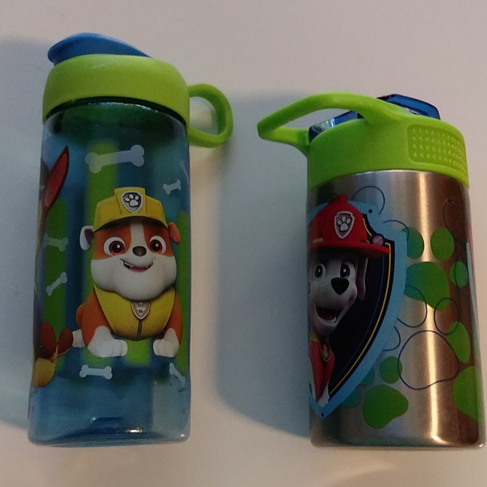 2 paw patrol cups